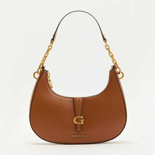 Сумка хобо GUESS, коричневый