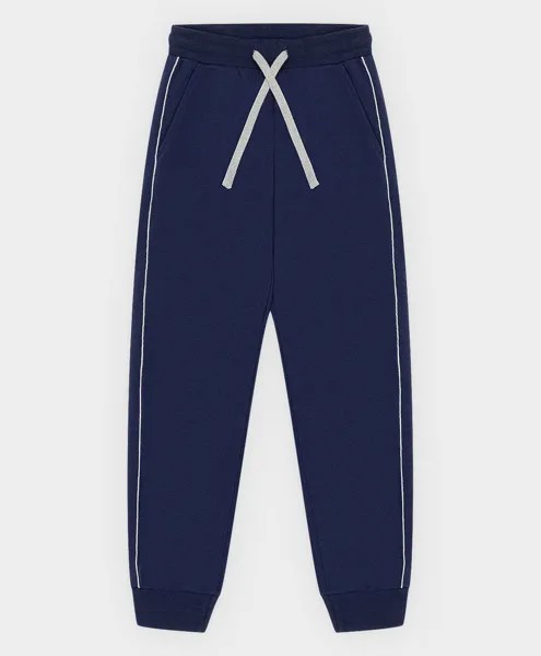 Брюки спортивные с кулисками синие Button Blue