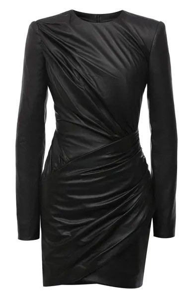 Кожаное платье Alexandre Vauthier