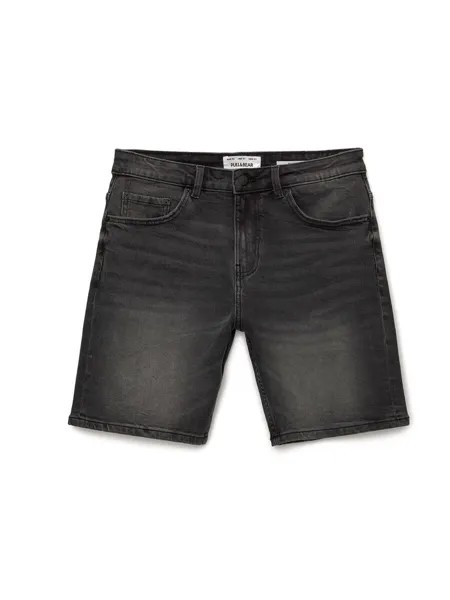 Повседневные джинсы Pull&Bear, черный деним