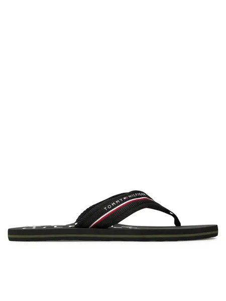 Шлепанцы Tommy Hilfiger Web Beach Sandal FM0FM05340 Negro, черный