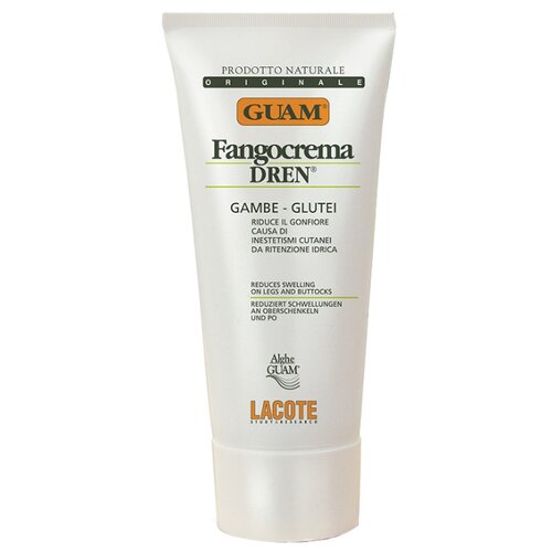 Guam крем Fangocrema Dren Gambe Glutei Cream против отёков с дренажным эффектом для тела 200 мл