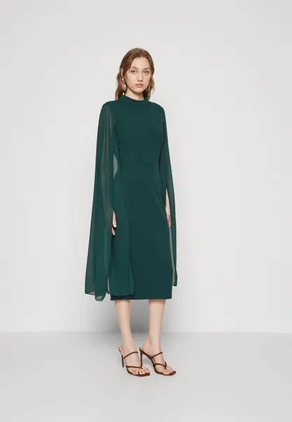 Коктейльное/праздничное платье CAPE SLEEVE DRESS WAL G., цвет forest green