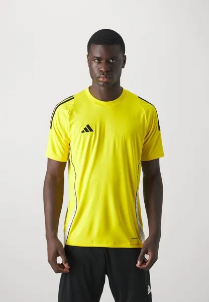 Спортивная футболка TIRO24 adidas Performance, цвет team yellow/white