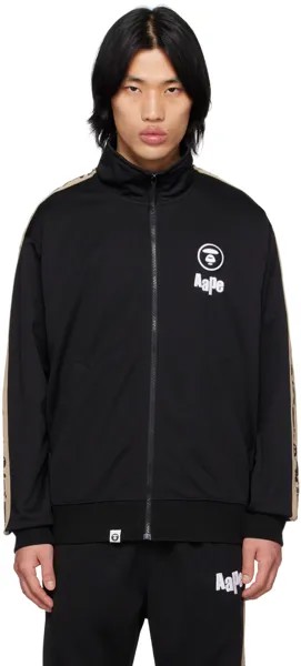 Черный - Спортивная куртка MoonFace AAPE by A Bathing Ape