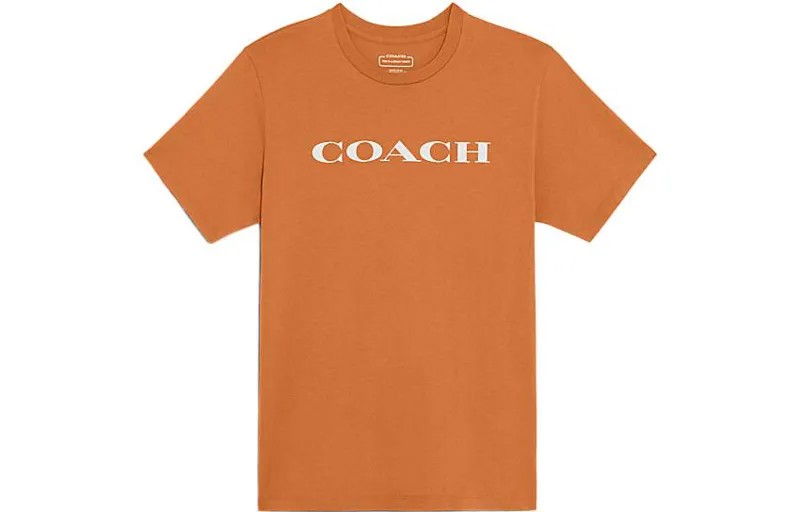 Футболка мужская оранжевая Coach, оранжевый