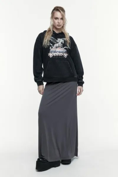 Худи oversize вареная с принтом