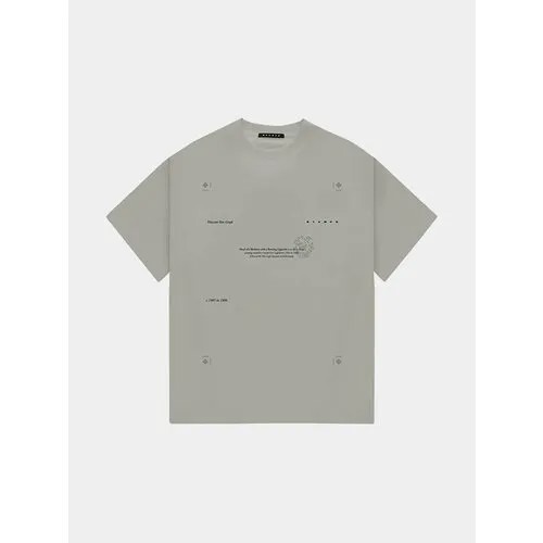 Футболка Stampd Skeleton Garment Relaxed Tee V1, размер XL, серый