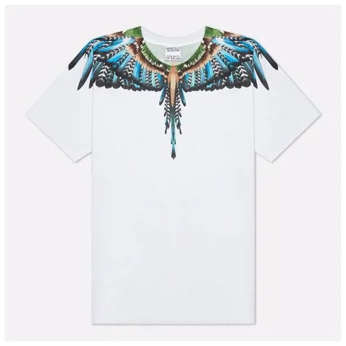Мужская футболка Marcelo Burlon Grizzly Wings Regular Crewneck белый , Размер S
