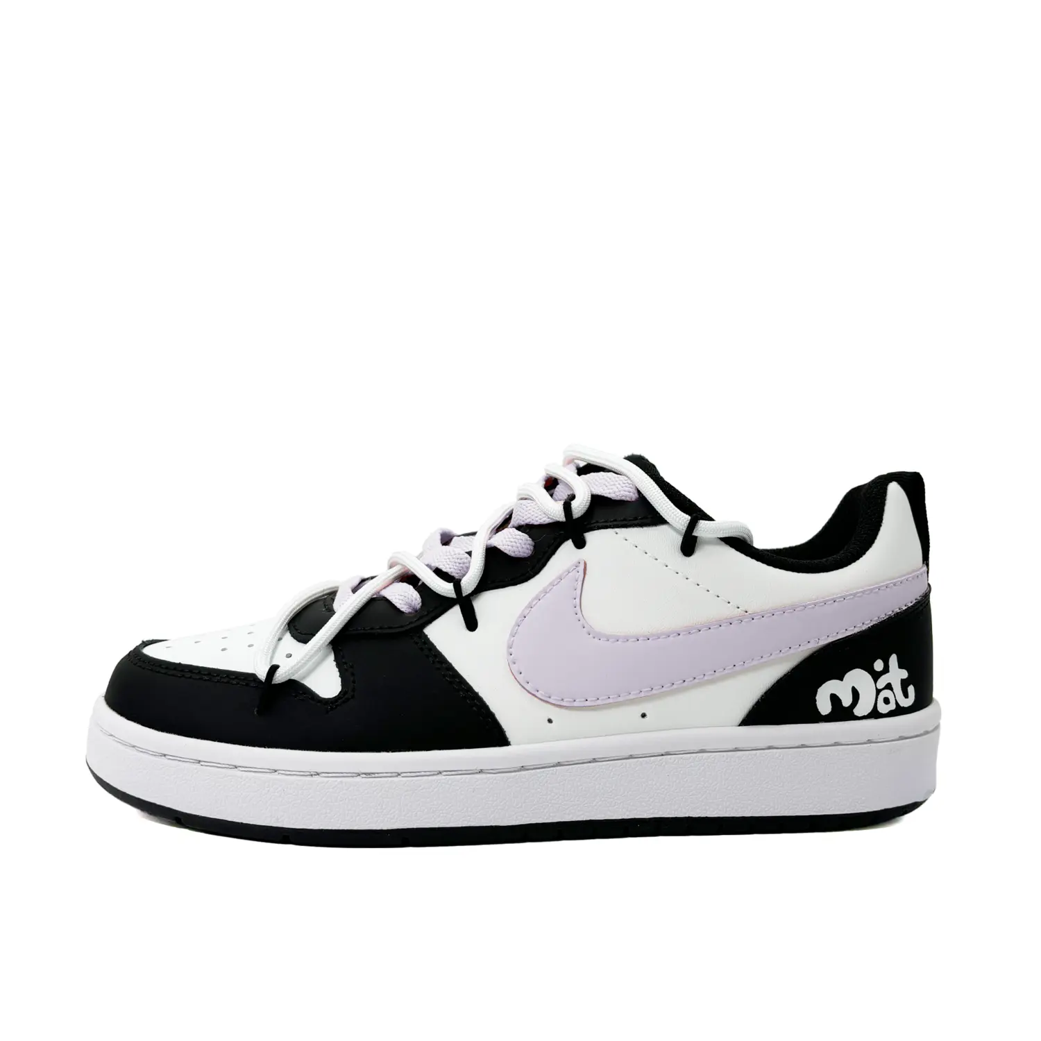 Кроссовки Nike Court Borough Skateboarding Shoes Women's Low-top Purple, красный