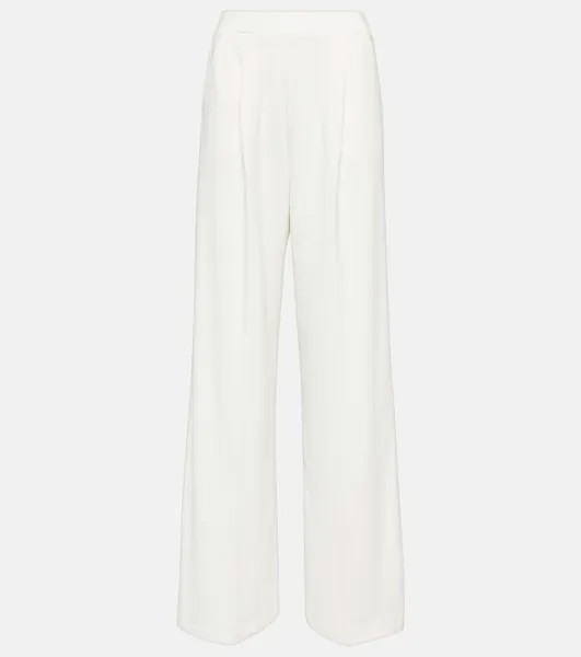 Брюки Leisure Canter из смесового хлопка MAX MARA, белый