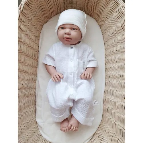 Песочник Jolly Baby, размер 56-62, белый