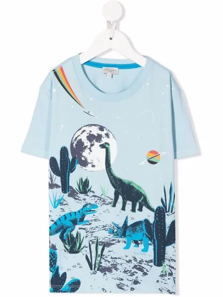 Paul Smith Junior футболка с принтом