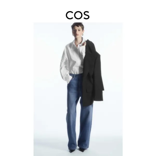 Женские широкие джинсы Cos, темно-синий