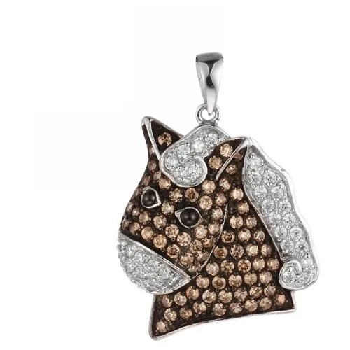 Подвеска из серебра YP080088A-001-WG JV