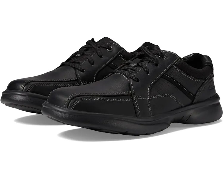 Оксфорды Clarks Bradley Walk, цвет Black Tumbled Leather