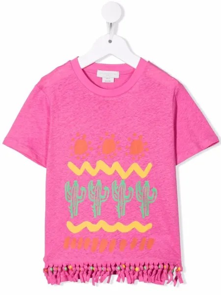 Stella McCartney Kids футболка с принтом