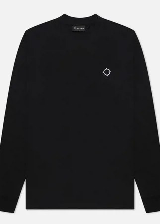 Мужской лонгслив MA.Strum Icon Embroidered ID, цвет чёрный, размер L