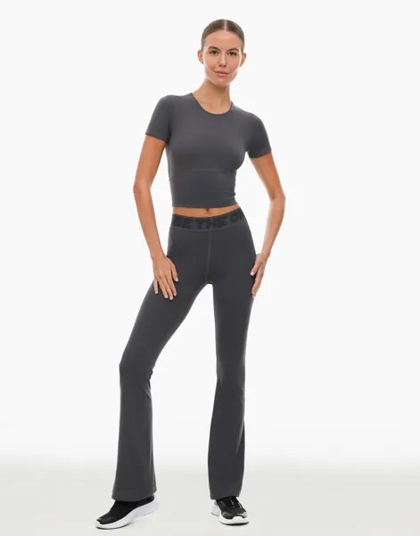 Спортивные брюки женские Gloria Jeans GSB000108 серые M/164