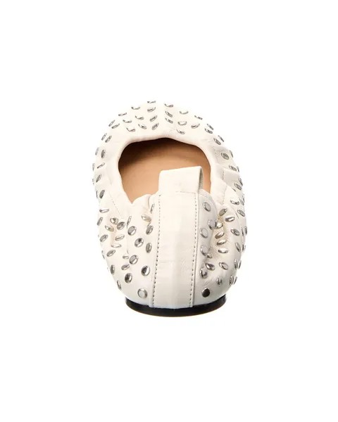 Кожаные балетки Isabel Marant Belna, белый