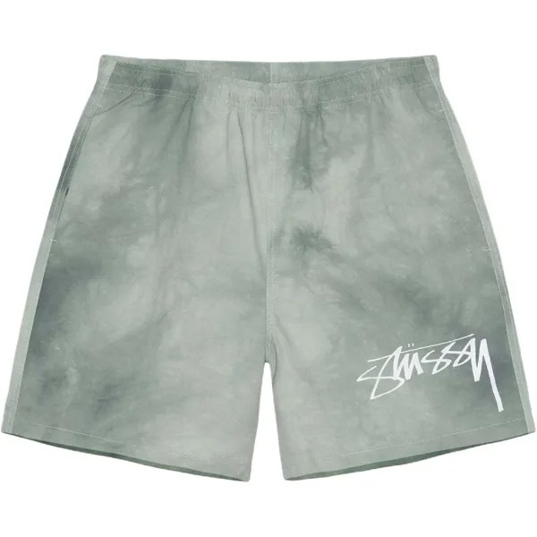 Летняя коллекция 2024 года. Повседневные шорты унисекс Stussy, зеленый