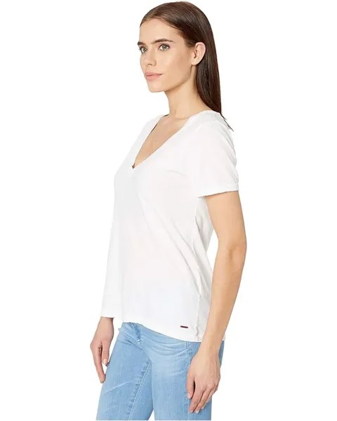 Футболка n:philanthropy Mack V-Neck T-Shirt, белый