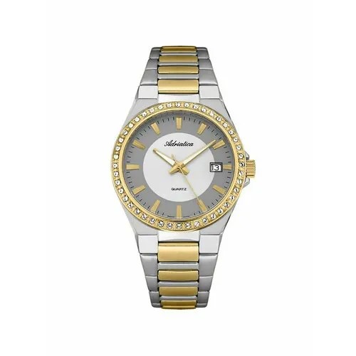 Наручные часы Adriatica Ladies 84071, золотой, серый