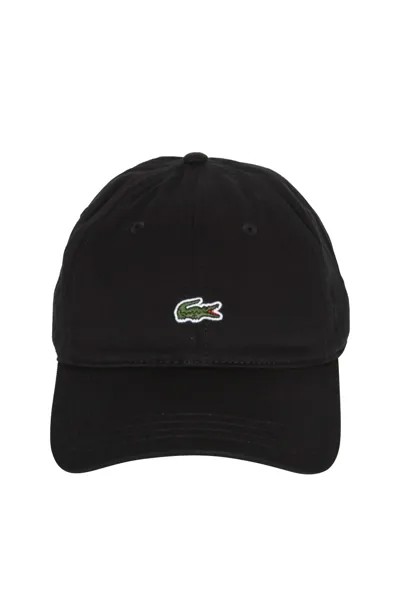 Кепка Lacoste из органического хлопка унисекс черного цвета RK0491 51 031