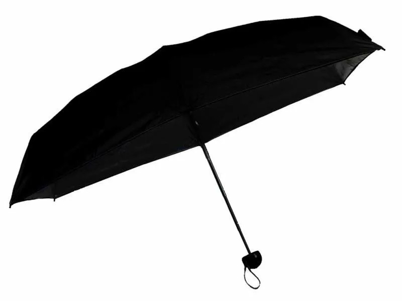 Зонт складной механический унисекс ForAll Compact, чёрный