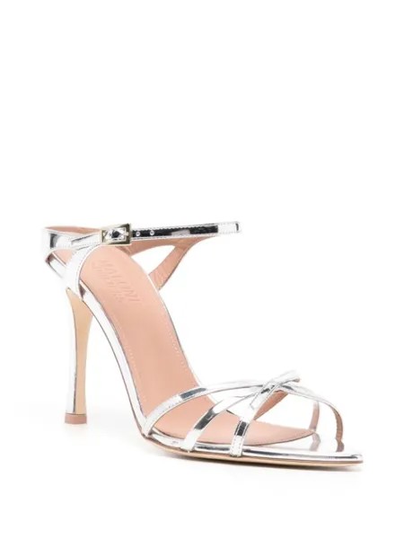 Malone Souliers сандалии Yuna 90 мм, серебристый