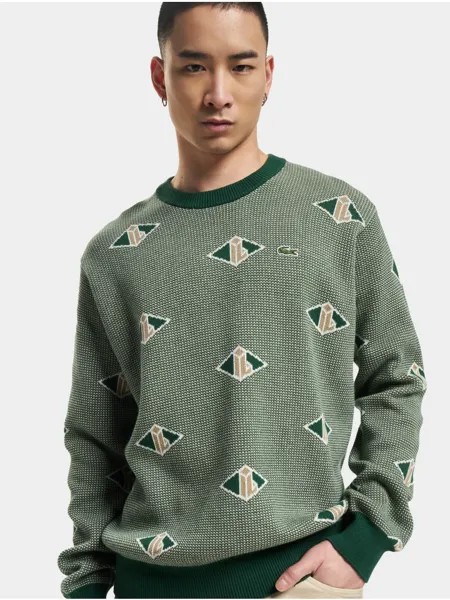 Толстовка Lacoste, цвет green/viennese/flour