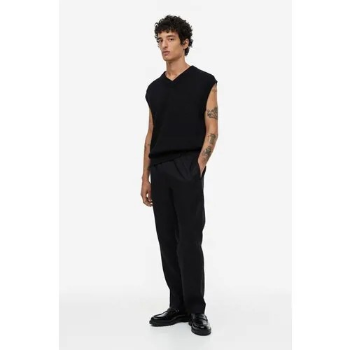 Брюки H&M, размер (50)L, черный