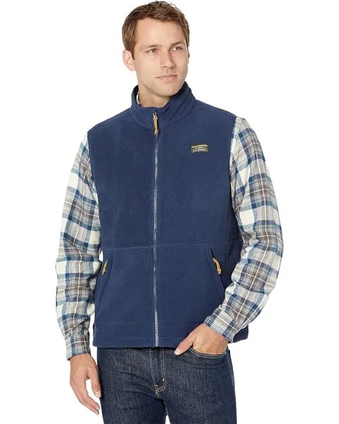Утепленный жилет L.L.Bean Mountain Classic Fleece, цвет Nautical Navy