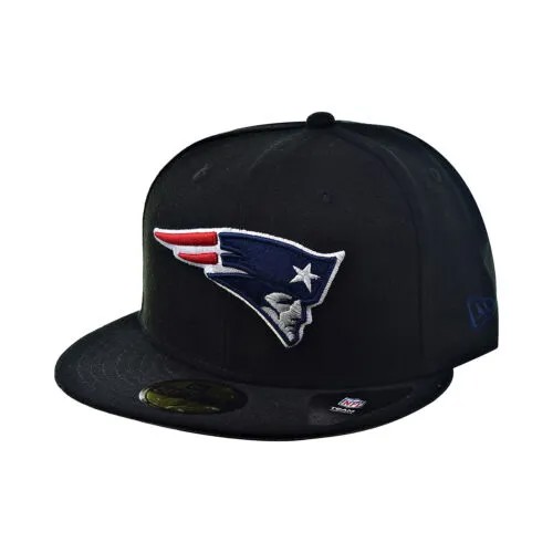 Мужская кепка New Era New England Patriots 59Fifty NFL, черная/команда