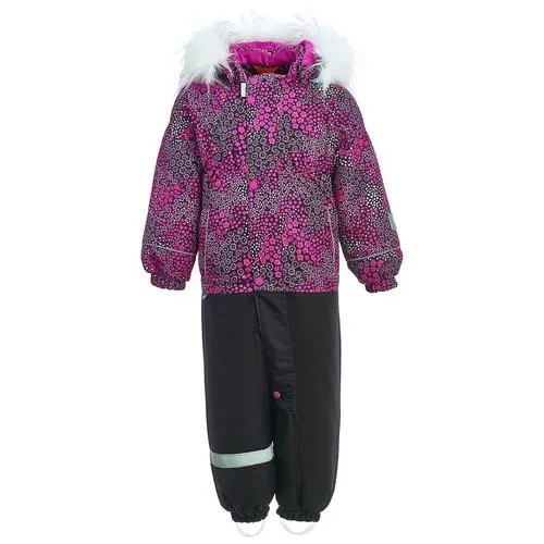 Комбинезон KISU W17-20601 (06033 / 10012) размер 98, 06033 фуксия/темно-фиолетовый