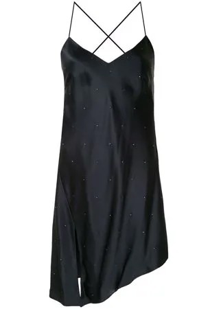 Michelle Mason коктейльное платье со стразами