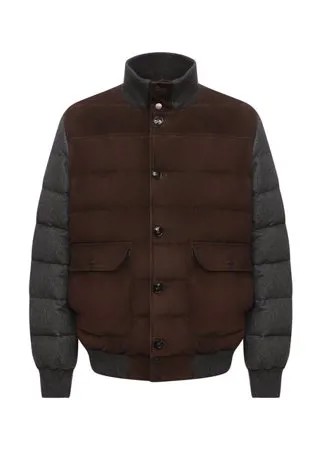 Пуховый бомбер Kiton