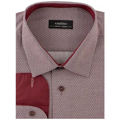 Рубашка Casino, размер 174-184/39, бордовый