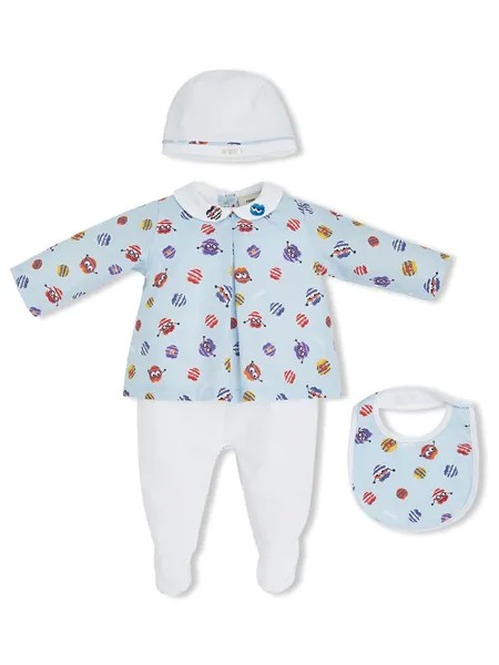 Fendi Kids комплект 'Bag Bugs' из трех изделий с комбинезоном