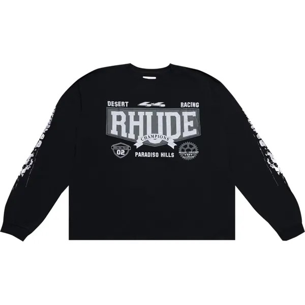 Лонгслив Rhude 4x4 Vintage, черный
