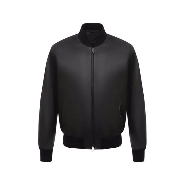 Кожаный бомбер Zegna Couture