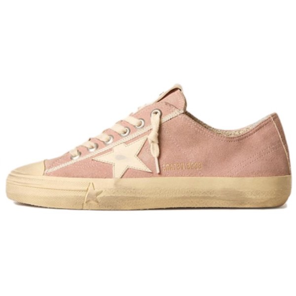 Кроссовки Golden Goose V-Star 2 Lifestyle Shoes Women's Low-top Pink, розовый
