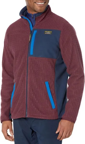 Куртка Mountain Classic Windproof Fleece Jacket Regular L.L.Bean, цвет Burgundy Brown