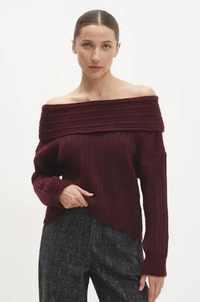 Свитер Answear Lab, бордовый