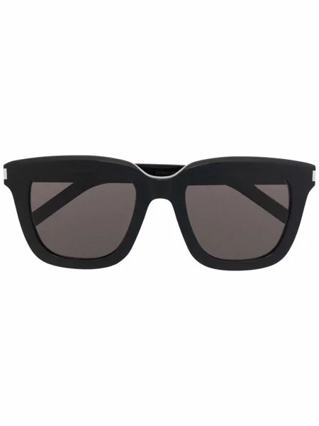 Saint Laurent Eyewear солнцезащитные очки в массивной оправе