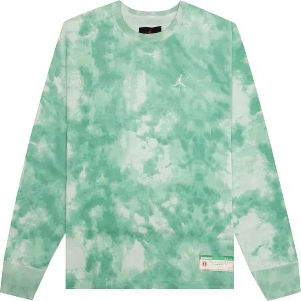 Лонгслив Air Jordan x J Balvin Long-Sleeve Tee 'Jade Aura/Enamel Green', зеленый