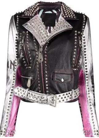 Philipp Plein байкерская куртка Rock PP