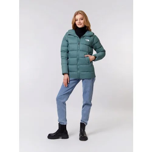 Куртка спортивная The North Face, размер XS, зеленый