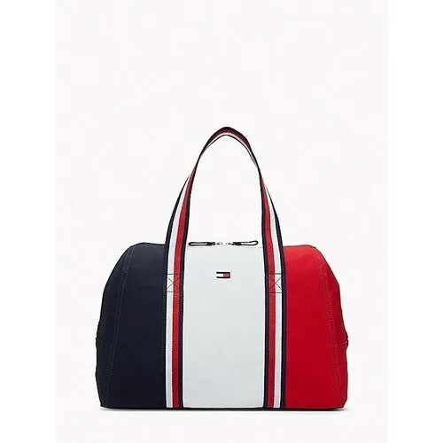 Сумка спортивная TOMMY HILFIGER, 19.5х33.5х39 см, ручная кладь, мультиколор