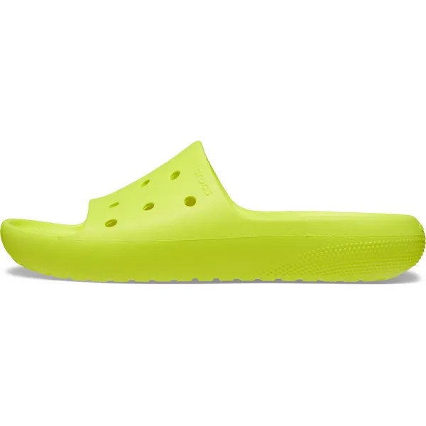 Классические сандалии Slide V2 Crocs, зеленый
